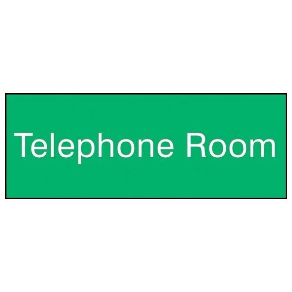 Accuform 8 in W x 3 in H, Engraved Plastic PSG860GN - main